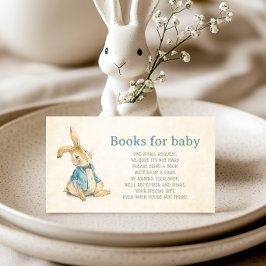 Tarjeta De Recepción Peter Rabbit Book for Baby Request Insert