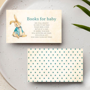 Tarjeta De Recepción Peter Rabbit Book for Baby Request Insert