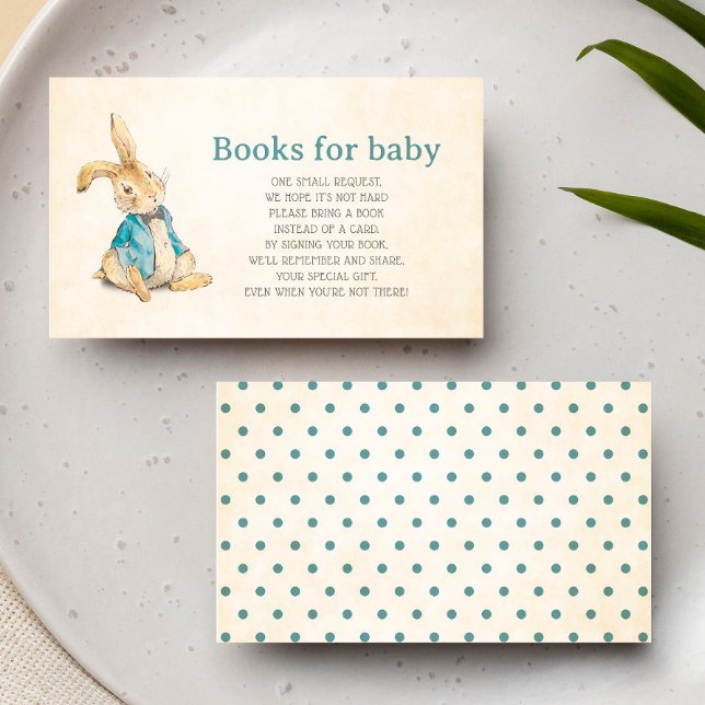 Tarjeta De Recepción Peter Rabbit Book for Baby Request Insert (Subido por el creador)