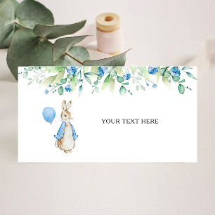 Tarjeta De Recepción Peter Rabbit Custom notes Enclosure Cards