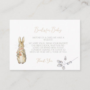 Tarjeta De Recepción Peter the Rabbit Fall en el invierno de otoño en B