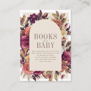 Tarjeta De Recepción Petición de libro de Autumn Wreath Arch Tan