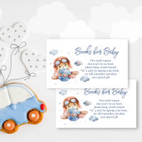 Petición de libros de bebés para el avión piloto
