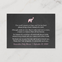 Petición de libros para elefantes rosados / libros