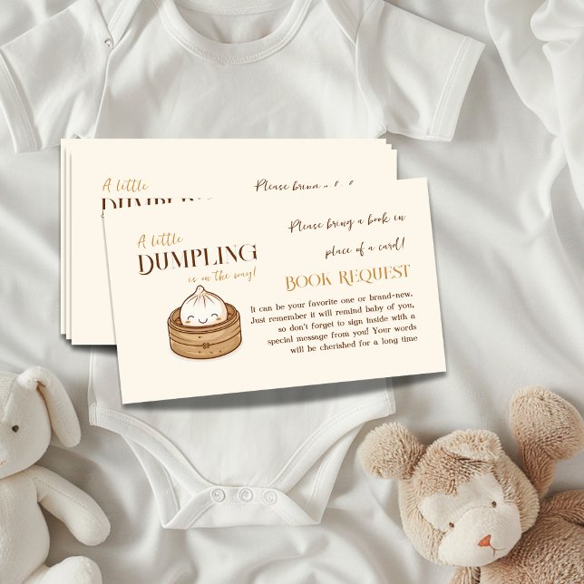 Tarjeta De Recepción Petición de un libro de Baby Shower de Kawaii (Subido por el creador)