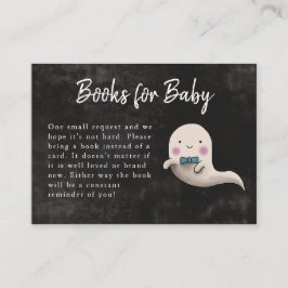 Tarjeta De Recepción Petición de un libro de Baby Shower de Little Boo 