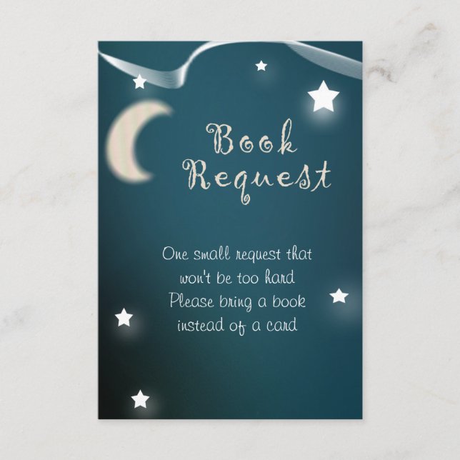 Tarjeta De Recepción Petición de un libro de estrellas en Twinkle (Anverso)
