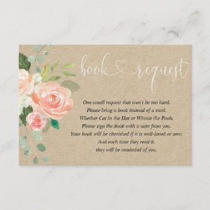 Tarjeta De Recepción petición del libro de la fiesta de bienvenida al