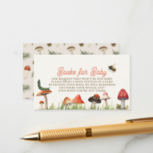 Tarjeta De Recepción Petición para un libro de bebé de Guy Mushroom