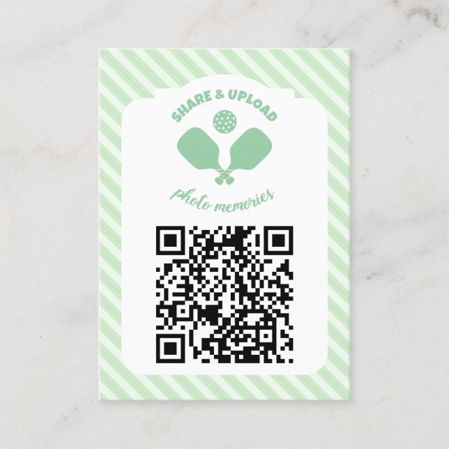 Tarjeta De Recepción Pickleball Bachelorette Weekend (Anverso)