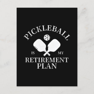 Tarjeta De Recepción pickleball es mi planta de jubilación