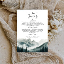 Picos Verdes Bosque Brumoso Acuarela