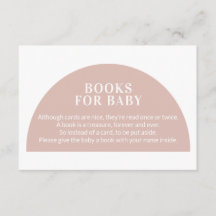Pink Arch Books para el bebé Ca de Baby Shower