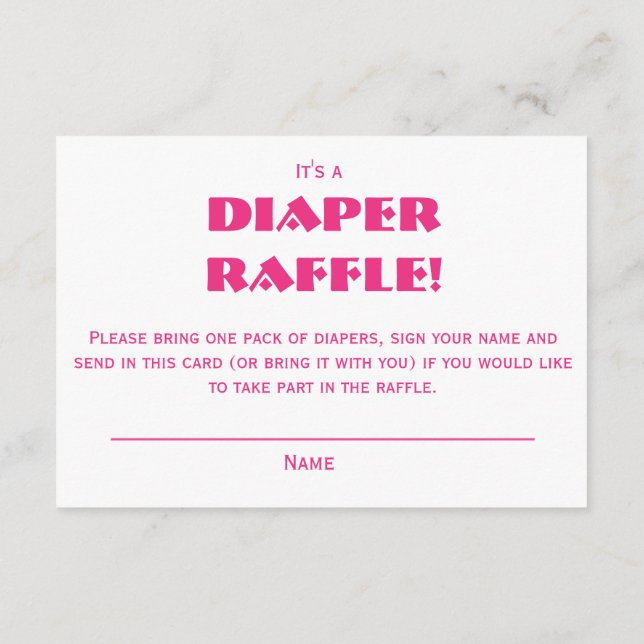 Tarjeta De Recepción Pink Bows Baby Shower (Reverso)