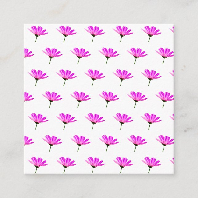 Tarjeta De Recepción Pink Daisy (Anverso)
