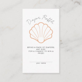 Tarjeta De Recepción Pink Nautical Stripes Clamshell Baby Girl Shower