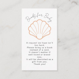 Tarjeta De Recepción Pink Nautical Stripes Clamshell Baby Girl Shower