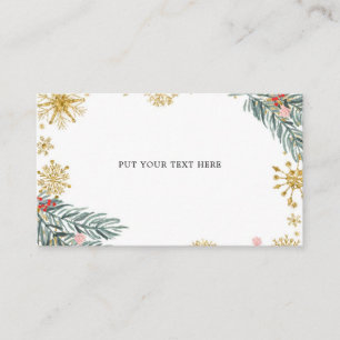 Tarjeta De Recepción Pink Sleigh Oh Qué Divertido Invierno Insertar Tar