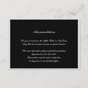 Tarjeta De Recepción Pintado Groom Silhouettes Boda gay Insertar