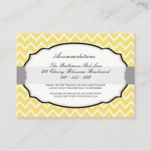 Tarjeta De Recepción PixDezines colores/chevron/alojamiento