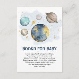 Tarjeta De Recepción Planeta exterior Galaxia Estrella de la Luna Libro