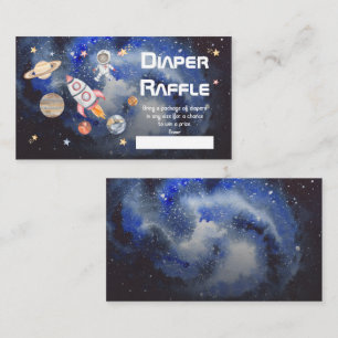 Tarjeta De Recepción Planetas de cohete espacial niño Baby Shower Diape