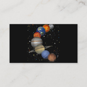 Tarjeta De Recepción Planetas de galaxia Universo Astronomía del Sol Es