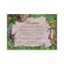 Plantas y animales de la selva silvestre