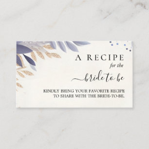 Tarjeta De Recepción Pluma Caída Verano Lavanda Sage Bridal Ducha