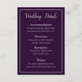 Tarjeta De Recepción Pluma encantadora y plata