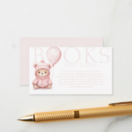 Tarjeta De Recepción Podemos Esperar A Los Niños Con Bebés Rosa