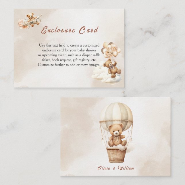 Tarjeta De Recepción Podemos Esperar A Que El Género De Boho Sea Neutra (Anverso / Reverso)