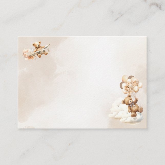 Tarjeta De Recepción Podemos esperar BLANK Sexo Neutral Boho (Anverso)