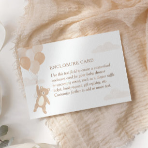 Tarjeta De Recepción Podemos Esperar El Baby Shower Neutral