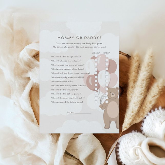 Tarjeta De Recepción Podemos Esperar. | Juego de mamá rosa o papá (Subido por el creador)