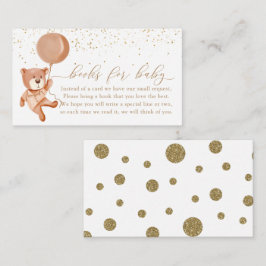 Tarjeta De Recepción Podemos esperar libros marrones para bebé