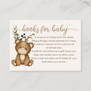 Tarjeta De Recepción ¡Podemos Esperar! Libros para bebés