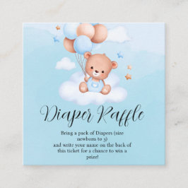 Tarjeta De Recepción Podemos esperar temprano a que el chico Diaper Raf