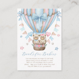 Tarjeta De Recepción Podemos esperar temprano libros gemelos para niños