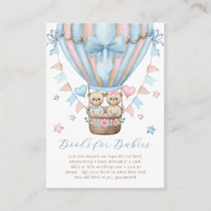 Tarjeta De Recepción Podemos esperar temprano libros gemelos para niños