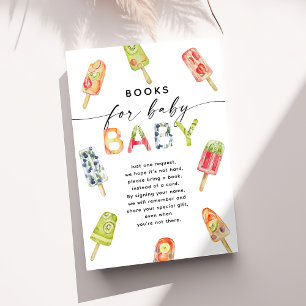 Tarjeta De Recepción Polvo acuarela lista para abrir libros para el beb