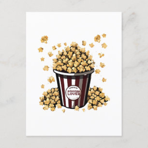 Tarjeta De Recepción Popcorn Lover