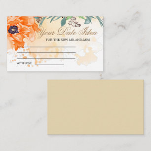 Tarjeta De Recepción Poppies Ideas de la noche del día. Alojamiento de