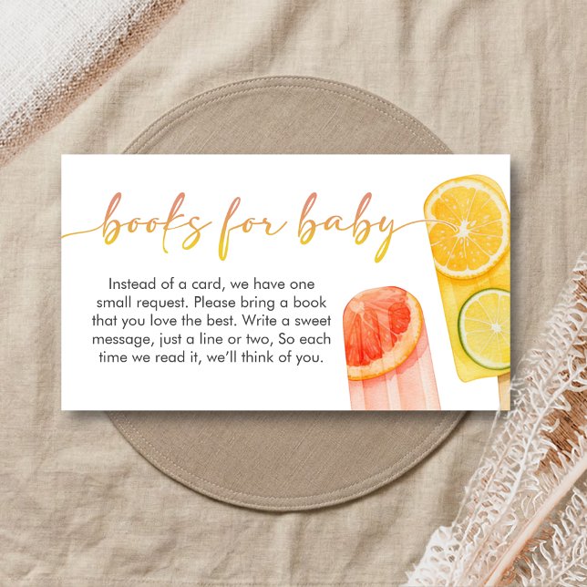 Tarjeta De Recepción Popsicle Ready to Pop Baby Shower Books for Baby (Popsicle Baby Shower Books for Baby)