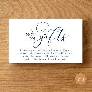 Tarjeta De Recepción Pozo de Deseos de Boda, Registro de Regalos Moneta