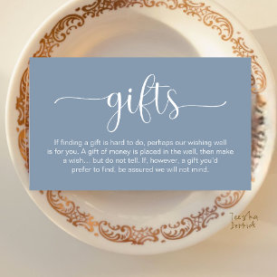 Tarjeta De Recepción Pozo de Deseos de Boda, Registro de Regalos Moneta