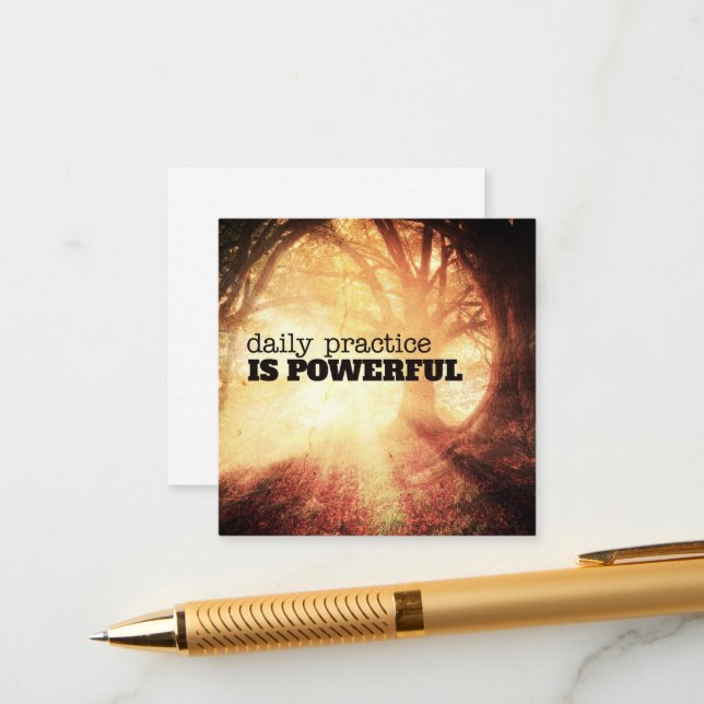 Tarjeta De Recepción Práctica diaria (Anverso/Reverso In Situ)