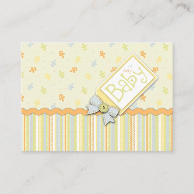 Tarjeta De Recepción Precious Baby Reminder Notecard (Anverso)
