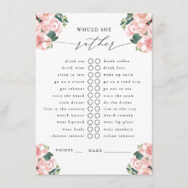 Tarjeta De Recepción ¿Prefiere Boots y un juego de Fiesta Bubbly?