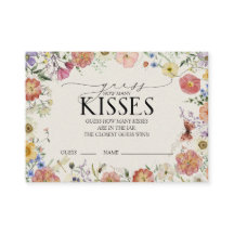 Presa juego de Besos de ducha de flores salvajes